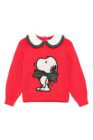 Red x Snoopy Calia sweater SAINT BARTH KIDS | CAJ00100053G